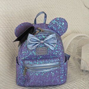 Disney Loungefly sequin mini backpack